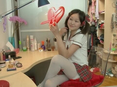 Asiático, Pequeña, Solo, Juguetes