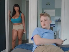 Advoree is going to feed him her boobs and pussy first