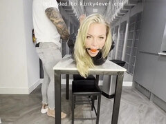 Leie, Fesselspiele, Fetisch, Latex, Milf, Pervers, Bestrafung, Muschi