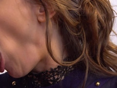 茶髪の, ハードコア, ヒール, 淫乱熟女, ふっくら乳首, オマンコ, 剃毛