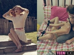 Bondage discipline sadomasochisme, Pijpbeurt, Gebondenheid, Hd, Klein, Mager, Tiener