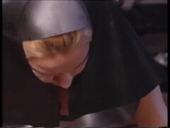 latex domina shows her slaves how to fuck her.mp4