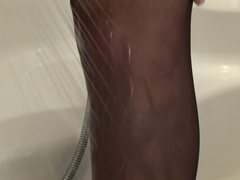 Nylons in the shower!