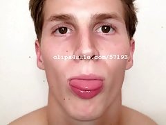 Tongue Fetish - Aaron Tongue Part2 Video1