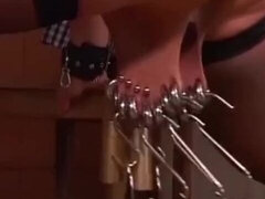 Bondage discipline sadomasochisme, Grote kont, Bizar, Extreem, Dominante vrouw, Rijpe lesbienne, Ruw, Slaaf