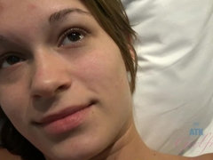 Leie, Blasen, Braunhaarige, Besamung, Freundin, Piercing, Pov, Titten