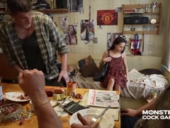 Group fucked tarts get their holes obliterated