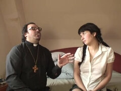 Anaal, Pijpbeurt, Bruinharig, Sperma in mond, Sperma in gezicht, Pijn, Tiener, Tieten likken