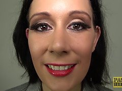 Vorstellungsgespräch, Sadomasochismus, Blasen, Britisch, Schmuddelige sprache, Hd, Milf, Schlampe