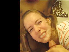 Compilación, Semen en la boca, Corridas, Europeo, Corridas faciales, Alemán, Casero, Madres para coger