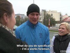 Leie, Blondine, Braunhaarige, Tschechisch, Gruppe, Party, Pov, Öffentlich