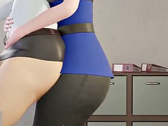 Tridimensionnel, Gros cul, Grosse bite, Partouze, Béant, Hard, Bite énorme, Chevaucher