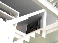 In den arsch, Grosse titten, Blondine, Schwanz, Hotel, Lesbisch, Masturbation, Pov