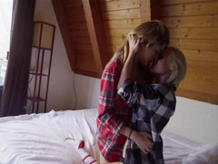 Lia Lor and Ash Hollywood are kinky blonde lesbians with a taste for foot fetish