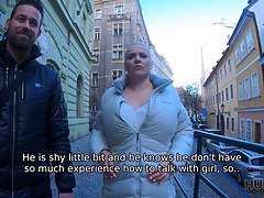 Blondine, Blasen, Pummelig, Tschechisch, Milf, Mutti, Geld, Realität