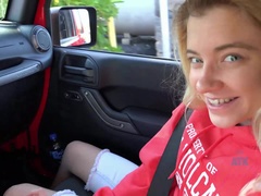 Leie, Fingern, Handjob, Zierlich, Öffentlich, Muschi, Dürr, Nass