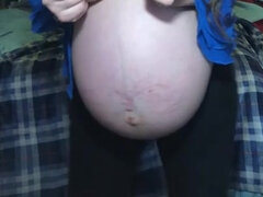 Rondborstig, Fetisj, Masturbatie, Moeder die ik wil neuken, Tepels, Zwanger, Roodharige vrouw, Alleen