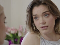 Спальня, Брюнетки, Поцелуи, Лесбиянка, Лизание, Киски, Молоденькие, Сиськи