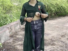大学生, 自家製, インド人, レズビアン, アウトドア, ハメ撮り, 公共, 垂れ乳