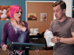 Blasen, Süss, Handjob, Küche, Milf, Penis, Schulmädchen, Rock