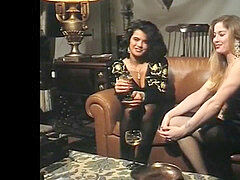 Tacones, Italiano, Lencería, Nylon, Coño, Retro, Medias largas, Clasico