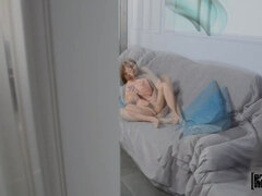 Mignonne, Hard, Masturbation, Seins naturels, Petite femme, Chevaucher, Maigrichonne, Adolescente