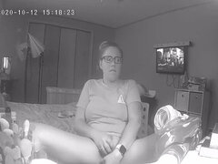 Gros seins, Plantureuse, Doigter, Masturbation, Criant, Adolescente, Voyeur, Pute