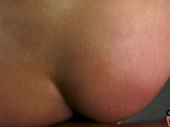 Arsch, Blasen, Hundestellung, Nahrung, Würgen, Muschi, Realität, Rasiert