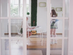 In den arsch, Grosser schwanz, Blasen, Hochschule, Spermaladung, Gruppensex, Gruppe, Lehrer