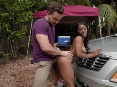 Ebony Boob Wash