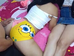A Model Household: Stepmother Allows Husband to Bed Her Petite Teen Stepdaughter in His Own Bed