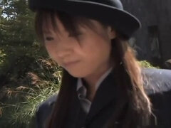 Asiático, Tetas grandes, Mamada, Corridas, Peludo, Japonés, Mamá, Al aire libre