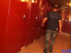 Agnes, beautiful beurette, gets fucked in a sex shop