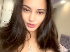 POV face sitting with some naughty talk featuring MILF Shrima Malati