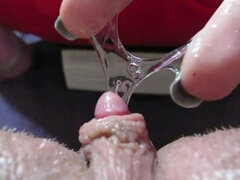 Clitoris, Acercamiento, Fetiche, Orgasmo, Pov, Coño, Chorro, Mojado