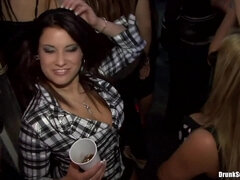 They go lesbian on hot sex party