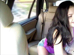 cute inexperienced teen passenger gets railed for a free fare