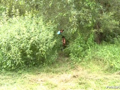 Grosse titten, Sperma im mund, Spermaladung, Handjob, Nackt, Im freien, Pornostars, Kurzes haar