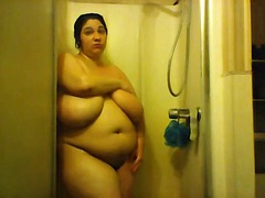 Another solo bbw shower video