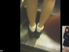 Amateur, Fétiche, Japonaise, Public, Étudiant, Adolescente, Sous la jupe, Voyeur
