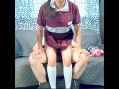 Leie, Hochschule, Unschuldig, Latina, Mexikanisch, Student, Jungendliche (18+), Uniform