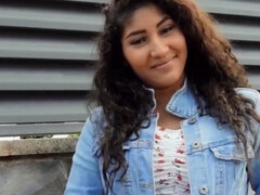 18 años, Tetas grandes, Mamada, Morena, Polla, Latina, Público, Adolescente