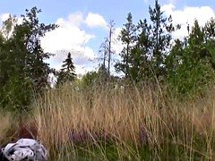 Sensual outdoor anal from amateur german couple