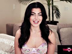 Gorgeous British Babe Gal Ritchie Gets Face Fucked Hard