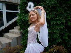 ブロンド, イく瞬間, バック, フェティッシュ, 手コキする, なめる, ティーン, 締まりの良い