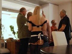 Blond, Sperma shot, Dubbele penetratie, Opa, Hardcore, Orgasme, Kut duiken, Realiteit