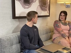 Mooie dikke vrouwen, Grote kont, Pijpbeurt, Bedriegen, Diep in de keel, Hondjeshouding, Man, Ruw