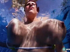 素人, デカパイ, 人形, 指いじり, 巨大, 淫乱熟女, ヌード, 一人