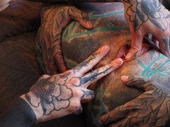 Inked lesbians share mesmerizing perversions in unique duo