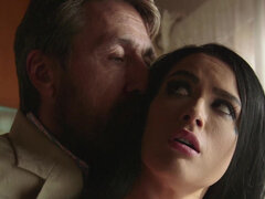 Grossier, Hard, Hd, Époux mari, Léchez, Chatte, Rasée, Pute